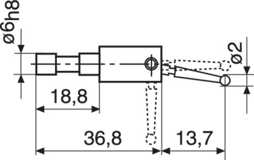 Probe with M2 threads for 3 styli positions (0°/10°/90°), incl. styli ...
