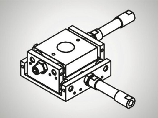 XY-coordinate tables, pneumatic