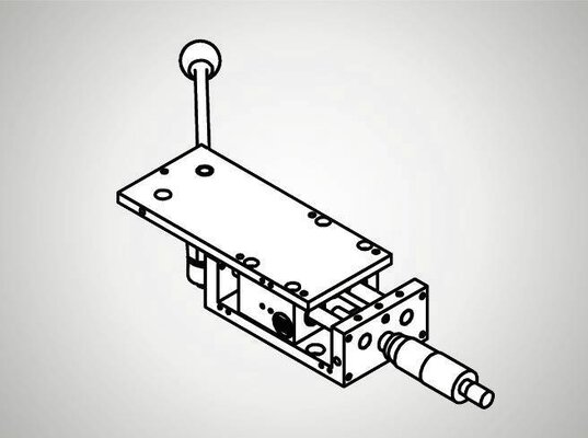 Linear tables with manual adjustment