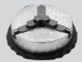 3-jaw manual chuck, 80mm Precimar
