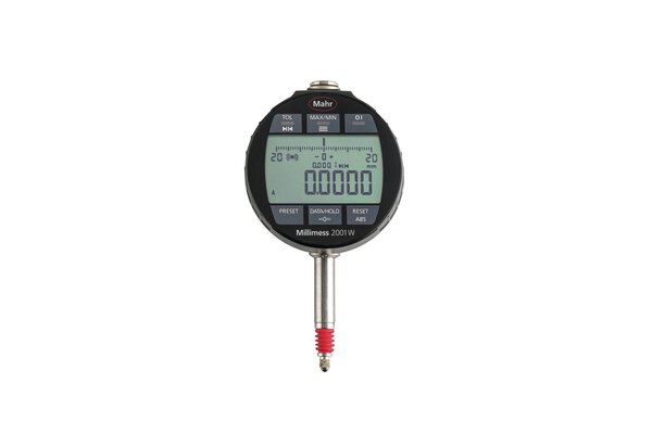 Digital dial comparators, with combined analog and digital display