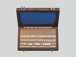 Rectangular gage block set made of ceramic MarGage 402 C