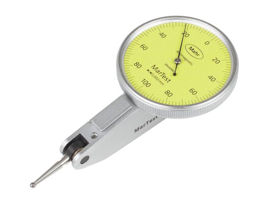 Dial test indicator measuring devices with scale display